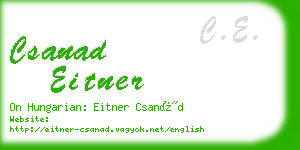 csanad eitner business card